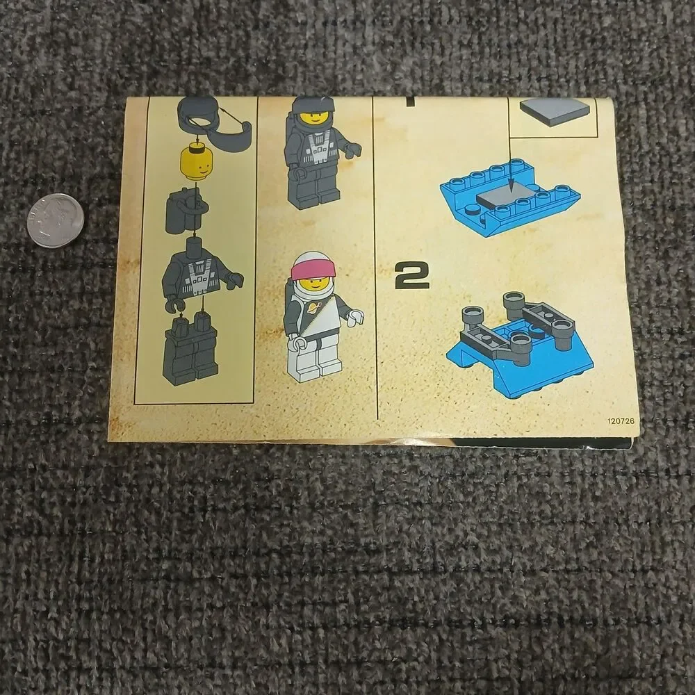 LEGOLAND 6895 Spy-Trak I Space Police Manual Only Instructions